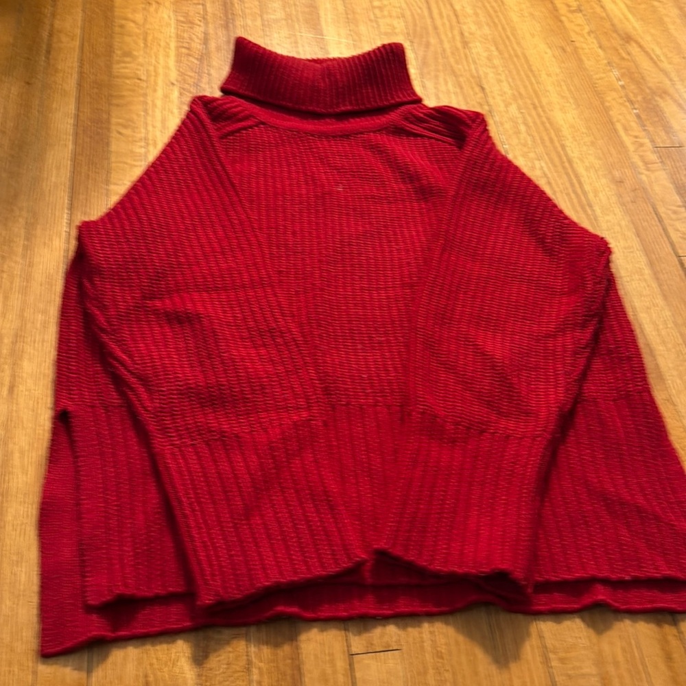 Zara red sweater